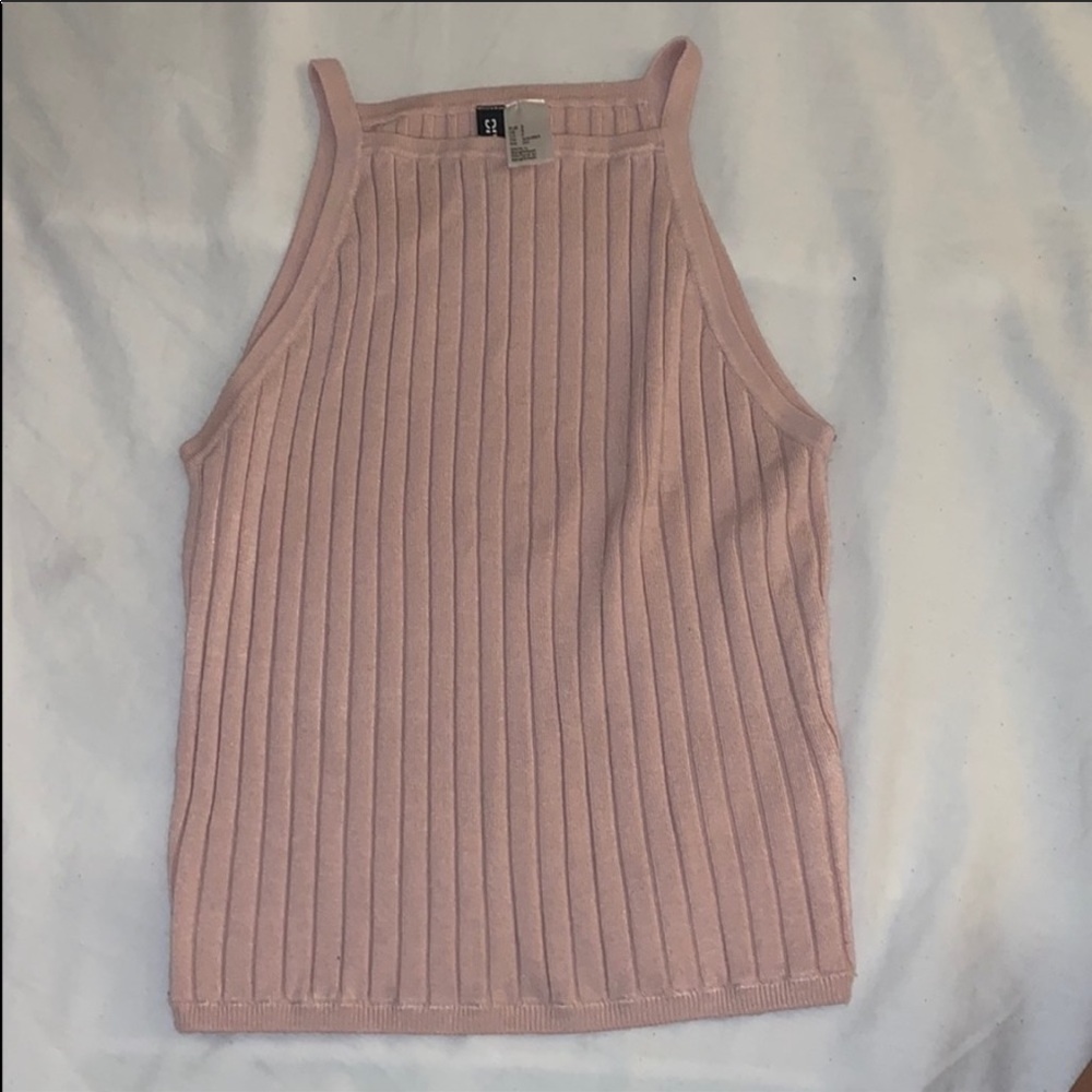 Pink halter top